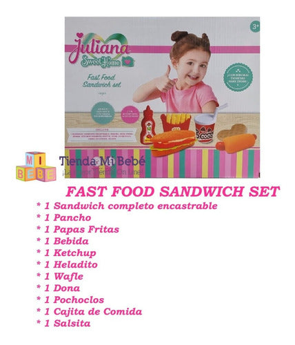 Juliana Fast Food Quick Meals Set in Box Fast Food TM1 JUL043 TTM 3