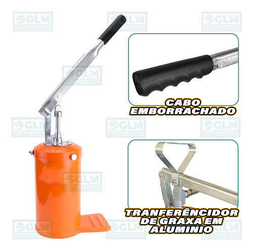 Bomba P/ Graxa Engraxadeira Manual Balde 5 Kg 2