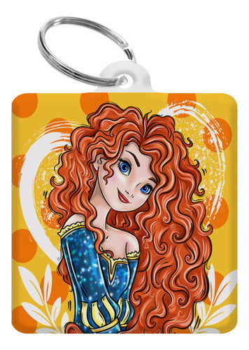 Sublismall Disney Princess Keychains for Children's Day | Bulk Pack of 20 5