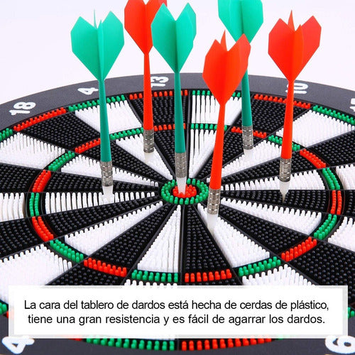 Darts Game for Target Shooting - Set of 6 Darts with Support Base 6