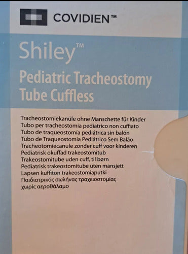 Covidien Tracheostomy Tube Pediatric Without Balloon 0