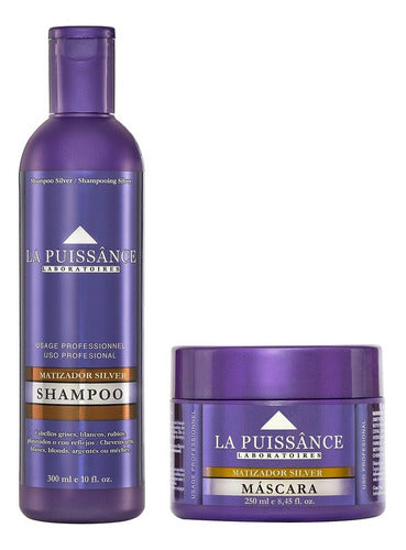 La Puissance Kit Matizador Silver Shampoo + Mascara 0