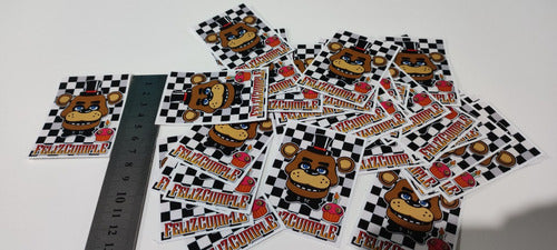 MuchoEvento Five Nights At Freddy's Stickers 5x7cm Happy Birthday X35u 3