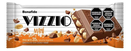 Vizzio Chocolate with Peanuts 85g x 12 Units 1