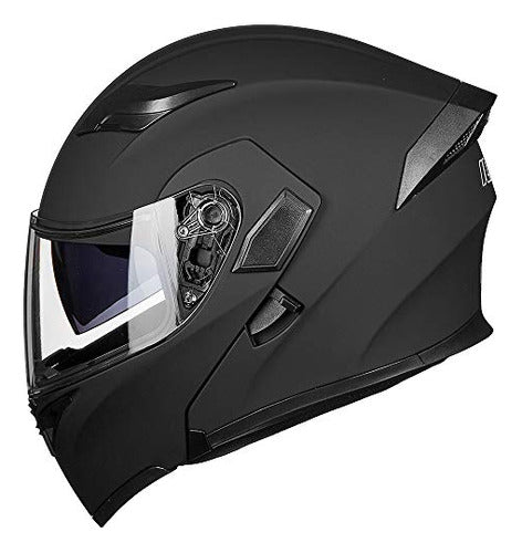 ILM Motorcycle Double Visor Modular Full Face Helmet 1