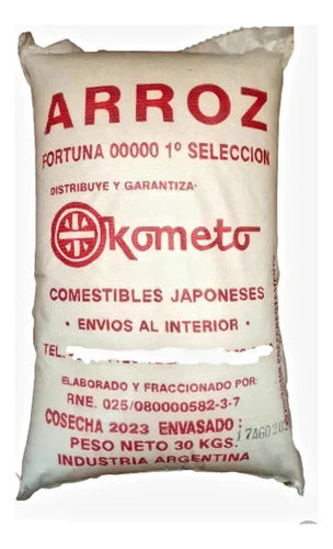 Kometo Double Carolina Rice 00000 Ideal for Sushi 30kg 0