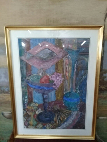 Pastel Al Óleo Del Autor Lanfranconi 1