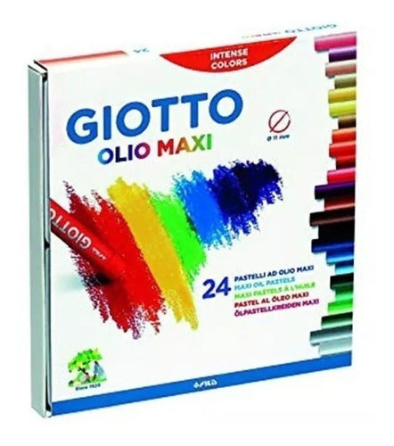 Oleo Al Pastel Maxi Giotto X24 +regalo 0