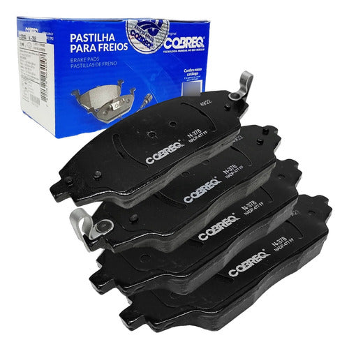 Set of Brake Pads for Chevrolet Spin Cobalt Sonic 2013 0