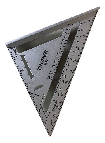 Truper Aluminum Square with Hat 18cm Carpenter 1