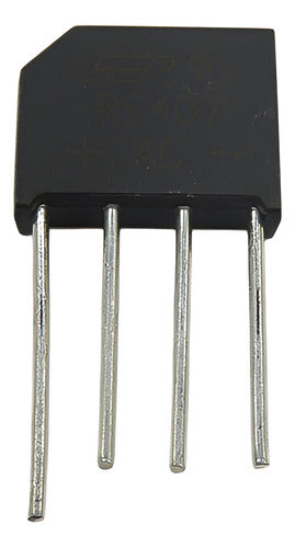 Rs407 Puente Rectificador - 4amp 1000v - Pack X 5 Unidades 0