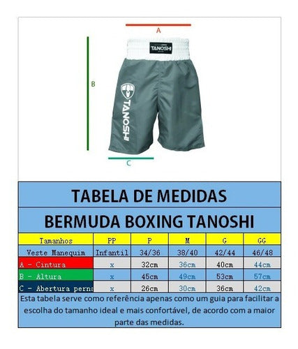 Kit 2 Bermuda Boxe Tanoshi Azul E Vermelho 3