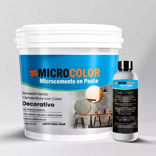 Microcolor Microcement Kit For 10 M2 Ready to Use, No Mixing Required 1