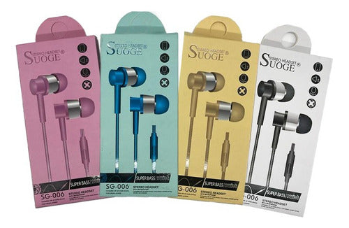 Souge SG-006 Headphones with Microphone - Suchina SA 0