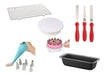 Complete Cake Decorating Set with Rotating Plate and Accessories 0