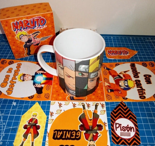 Naruto! Regalo Ideal! Taza + Caja Sorpresa 1