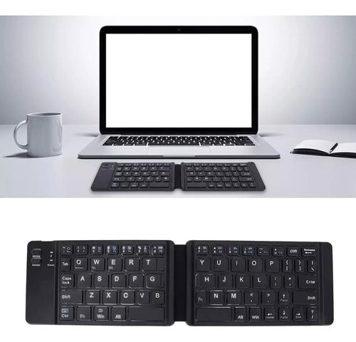 Teclado Plegable Inalambrico Bluetooth Español Portatil 2