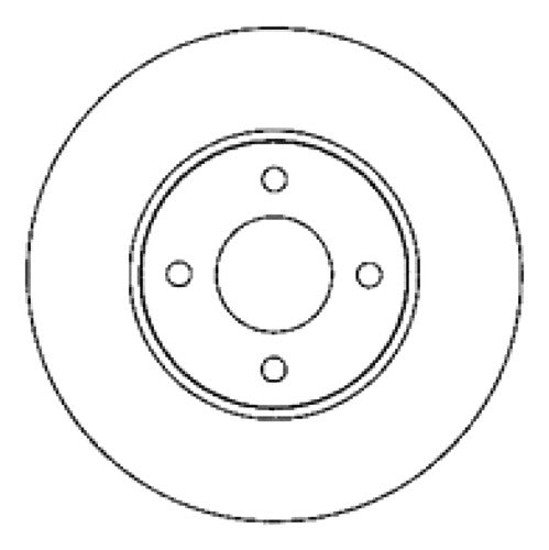 Disco Freno Del (260mm) Nissan Versa2011-2019 0