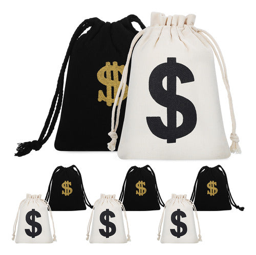 Bolsa De Presente Cotton Sack Money 8 Unidades 0