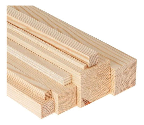 Alé Pine Wood Sticks 1 Meter 1 X 1 Mm Pack of 10 Units 0