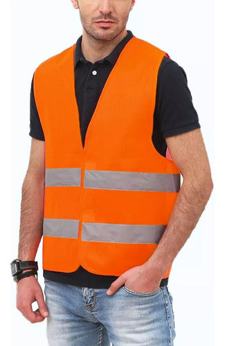Reflective Fluorescent Safety Vest High Visibility EPP Professional 0
