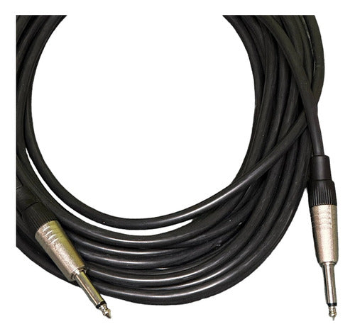 Cable Para Bafle 10mts 1,5mm Plug Plug 6.5 Reforzado Pro 1