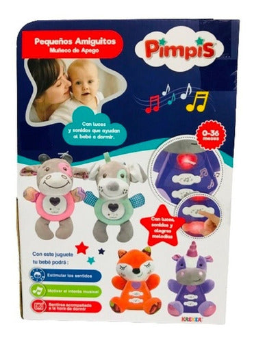 Pimpis Musical and Light Plush Toy for Babies 4