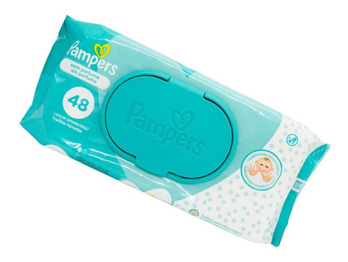 Pampers Kit X12 Toallitas Húmedas Sin Perfume Suaves Bebes 2