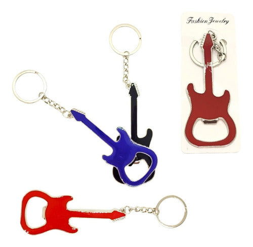 Nail Vinyl's Guitar Keychain Bottle Opener - Pack of 25 3