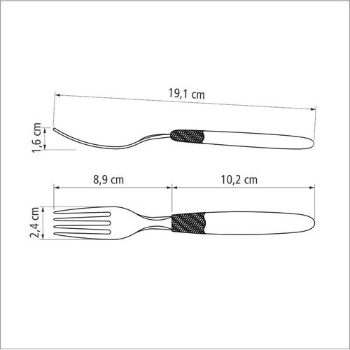 Tramontina Ipanema Table Fork Blister 6 Pc 1