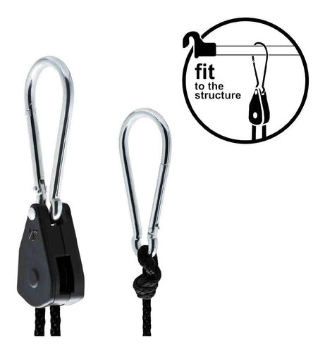 Garden Highpro Poleas Con Freno Hanger XL 48kg 1