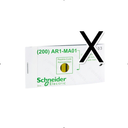 Schneider Electric Identifier Ring Reference Letter X 0