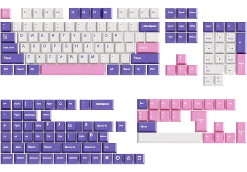 Keymecher PBT Custom Keycaps Compatible with Cherry MX 0