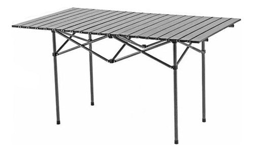 Mesa De Jardin Plegable De Aluminio 118 X 50 Cm 0