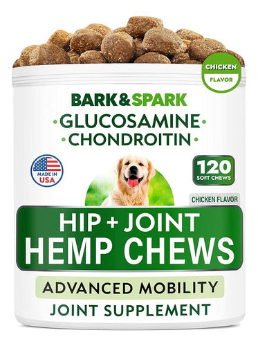 Bark&Spark Hemp Treats + Glucosamine - Natural Joint Pain Relief 0