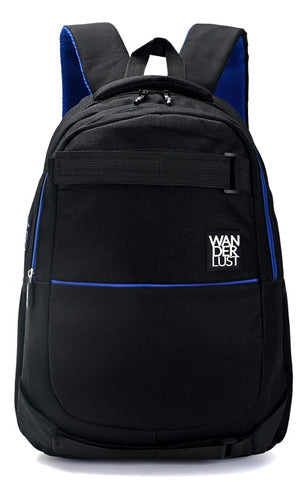 Wanderlust Urban Notebook Backpack Waterproof Straps 0