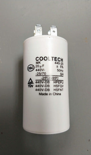 Cooltech Capacitor Marcha 20mf 440v 0