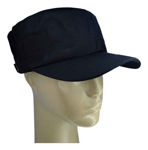 Black Short Brim Cap 4