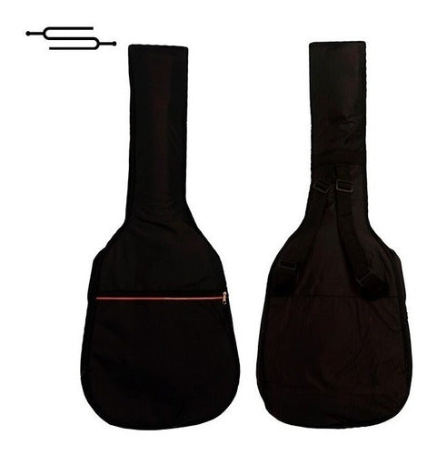 Padded Waterproof Acoustic Guitar Case with Backpack Straps 0