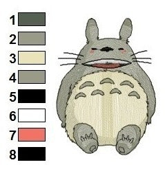 Embroidery Design My Neighbor Totoro 1