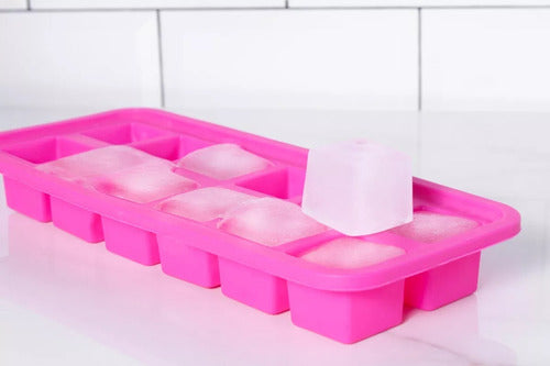 Cookstyle Silicone Ice Cube Tray Set x3 - 12 Cube Capacity - Perfect for Ice, Gelatin, Chocolate, and More 6