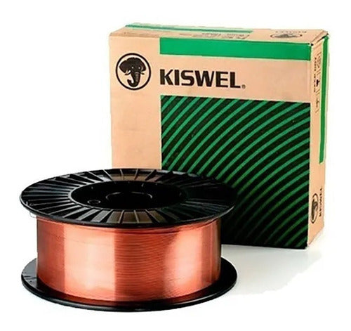 Alambre Para Soldadora Mig Rollo 0.8mm X 5kg Marca Kiswel 0