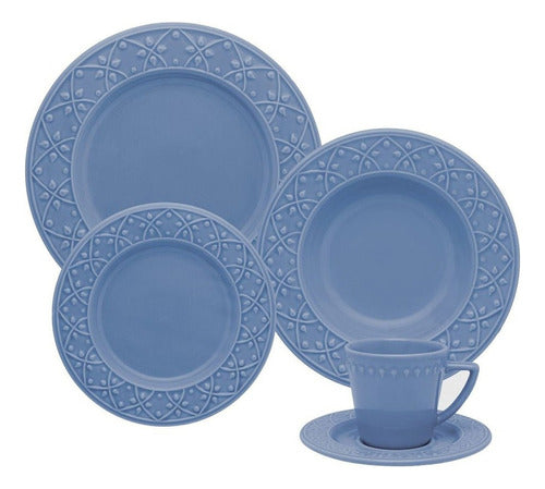 Oxford Set De Vajilla 20 Piezas Ceramica Oxford Platos Taza Kuchen 0