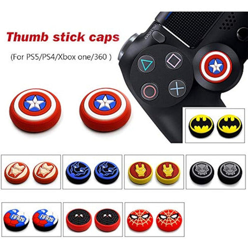 JAEES Analog Thumb Grip Cover Set of 6 for Game Controller 1