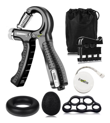 Kit Hand Grip Fortalecimento Mãos Dedos Punho Fisioterapia 0