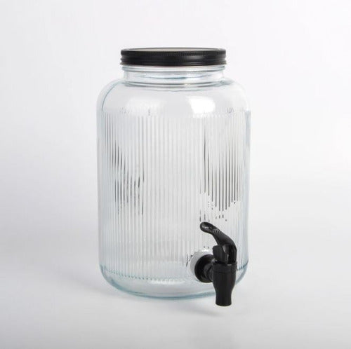 Glass Beverage Dispenser with 4L Spigot 1