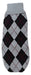 Pets Winter Acrylic Black Argyle Grey Knit Print 0