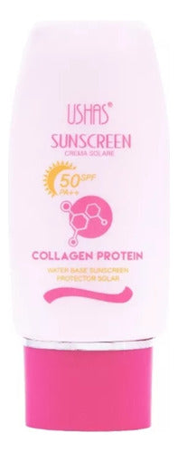 Protector Solar Ushas Con Proteina Colageno 50 Spf Pa ++ 0