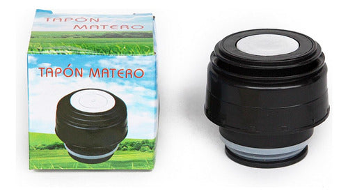 SM 4x Tapón Termo Acero Pico Cebador Matero Vertedor Grande 3