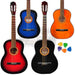 GarageMusic Electro Criolla Clasica Guitarra con Funda Acolchada Manivela y CD 2